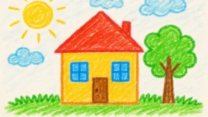 Cara Menggambar Rumah untuk Anak SD