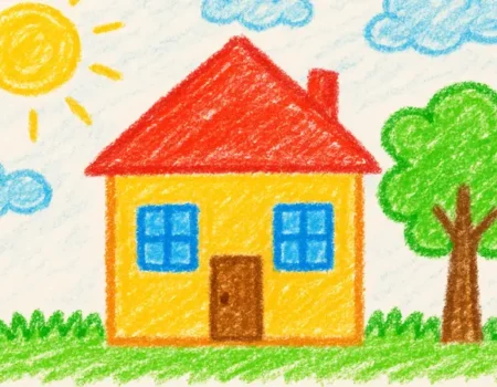 Cara Menggambar Rumah untuk Anak SD