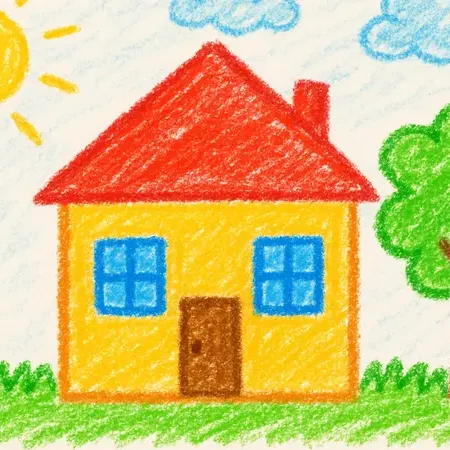 Cara Menggambar Rumah untuk Anak SD